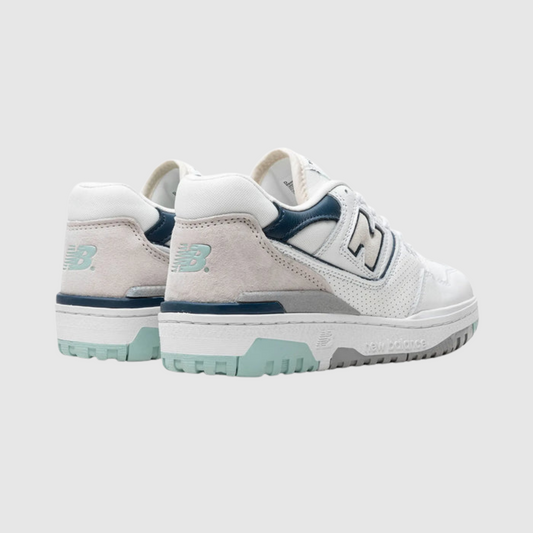 New Balance 550 White Winter Fog Navy