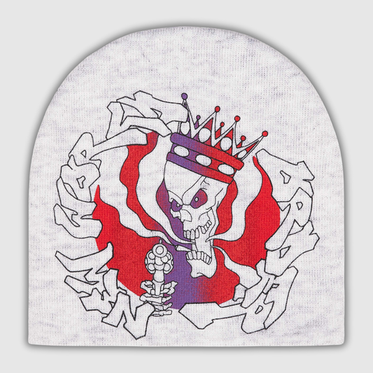 Supreme New World Order Beanie Heather Grey