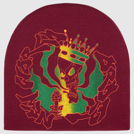 Supreme New World Order Beanie Cardinal