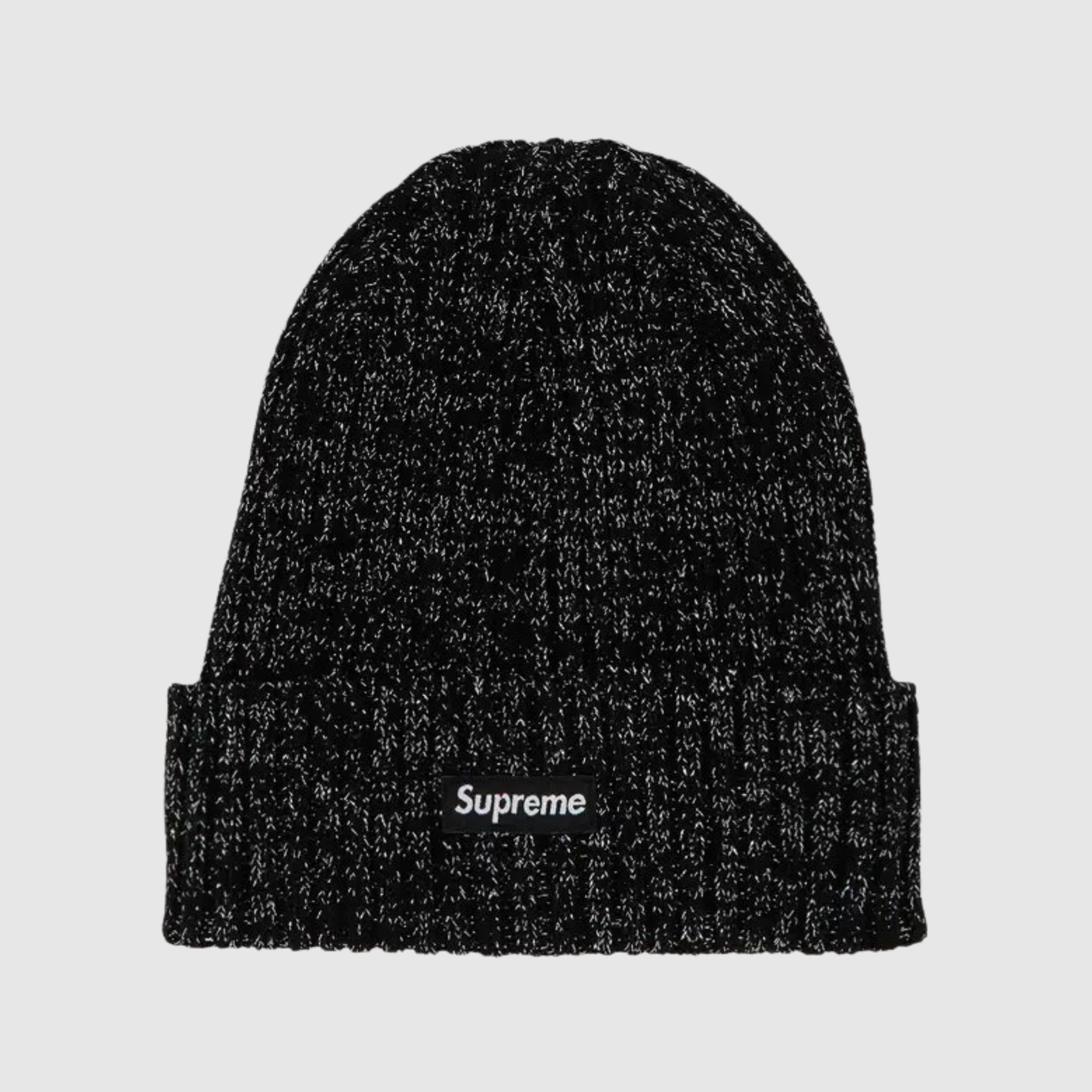 Supreme Overdyed Beanie (SS25) Metallic Black