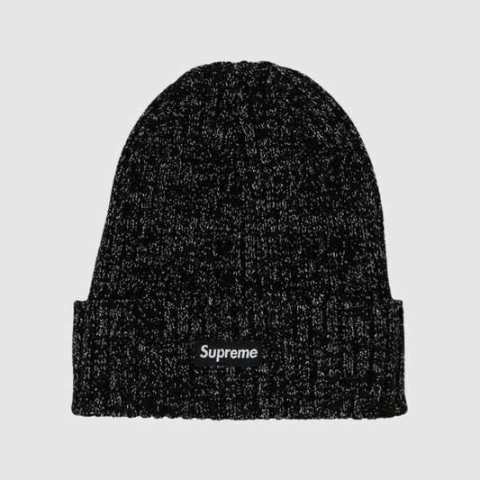 Supreme Overdyed Beanie (SS25) Metallic Black