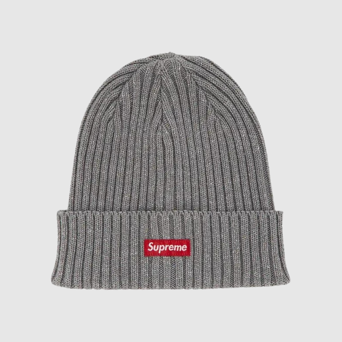 Supreme Overdyed Beanie (SS25) Metallic Silver
