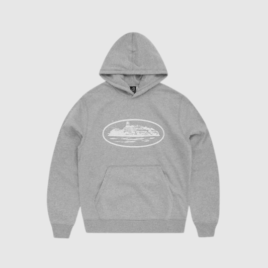 Corteiz Og Alcatraz Hoodie Grey