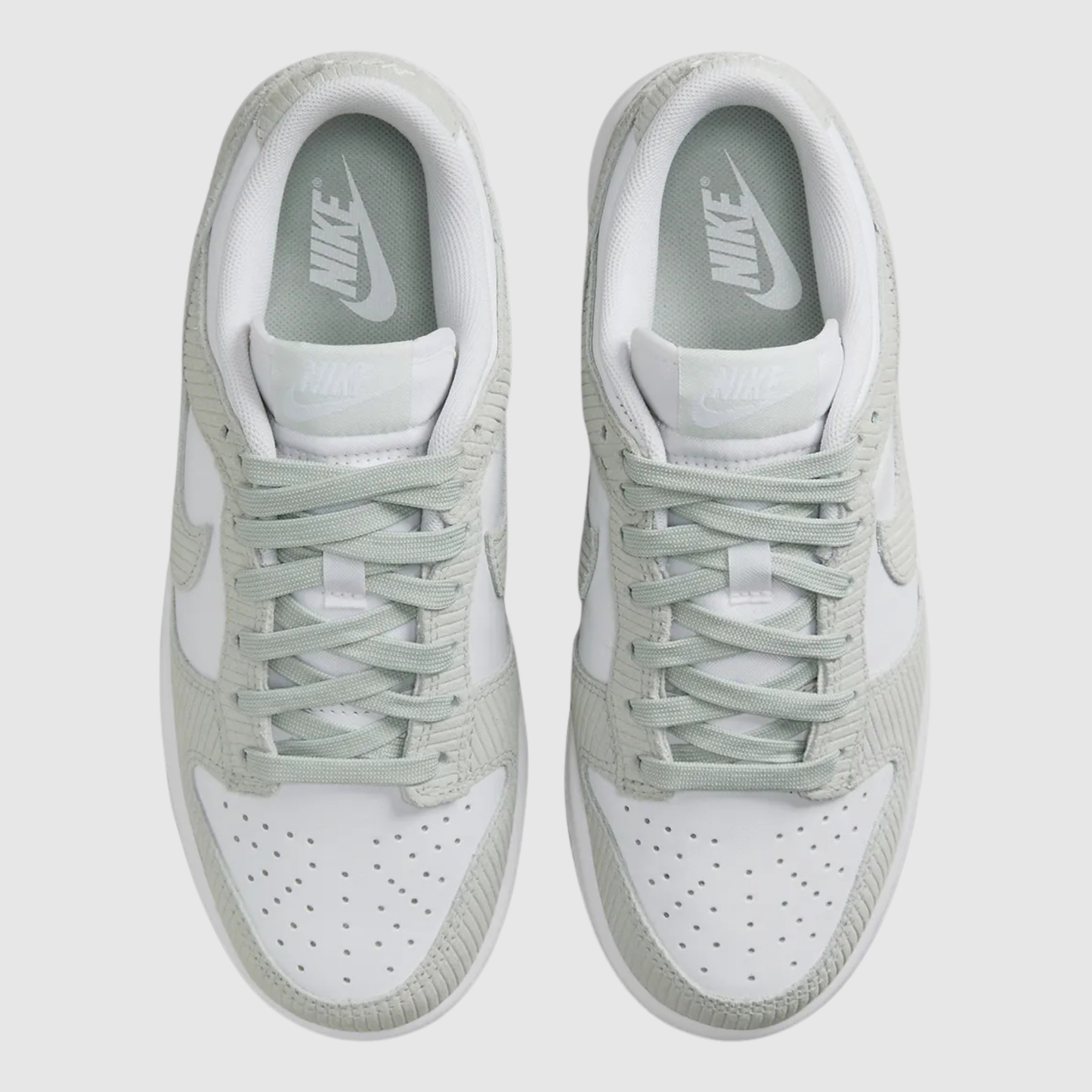 Nike Dunk Low Light Silver Corduroy