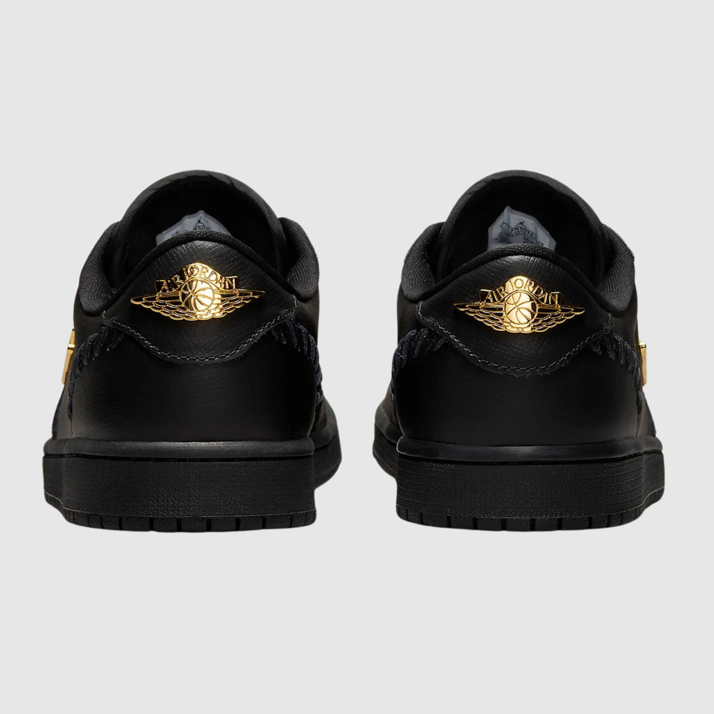 Jordan 1 Low Method of Make Black Metallic Gold