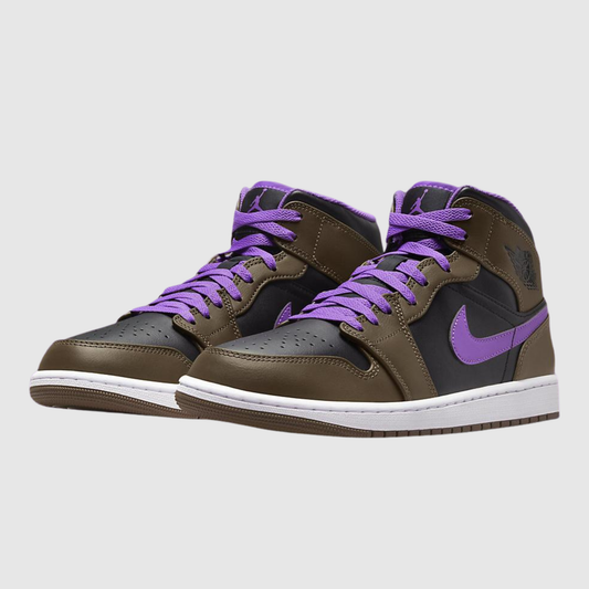 Jordan 1 Mid Purple Mocha
