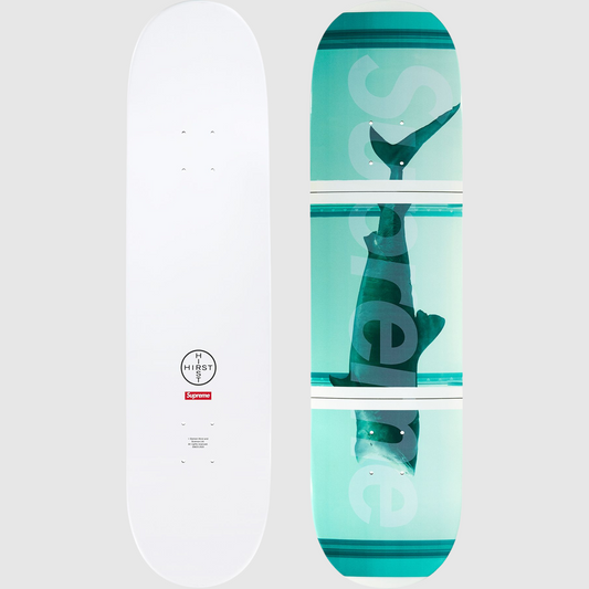 Supreme Damien Hirst Shark Skateboard Deck Multicolor